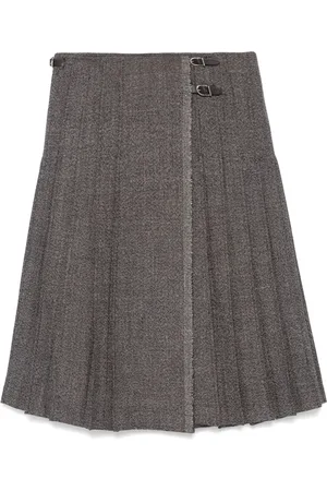 Durazzi Milano Pleated midi skirt