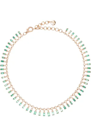 Shay 18kt rose gold Dot-Dash necklace
