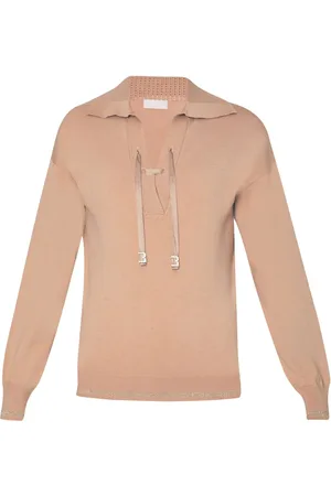 Liu Jo Drawstring-neck detailing jumper