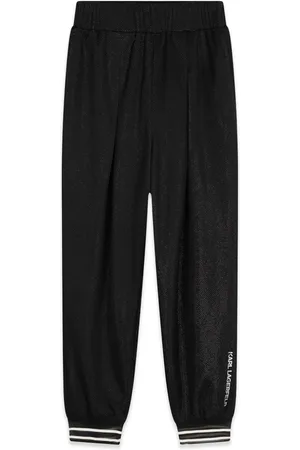 Karl Lagerfeld Ceremony logo-print trousers