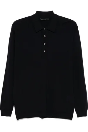 LOW BRAND Merino-wool polo shirt