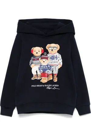 Ralph Lauren Polo Bear Family fleece hoodie