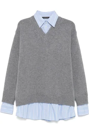 Balenciaga Layered shirt sweater