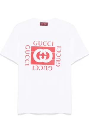 Gucci Printed cotton T-shirt