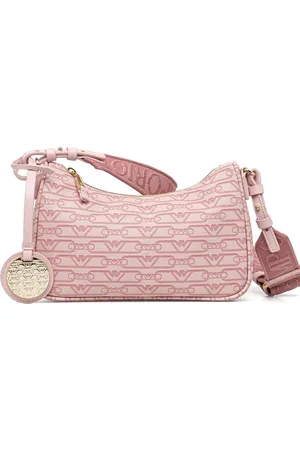 Emporio Armani Monogram-pattern crossbody bag