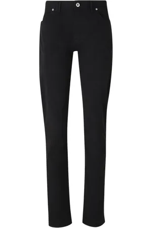 BRIONI Logo-patch straight-leg jeans