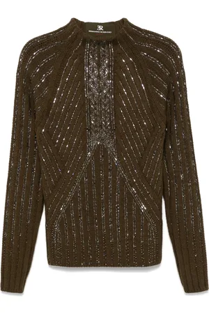 ERMANNO SCERVINO Crystal-embellished sweater