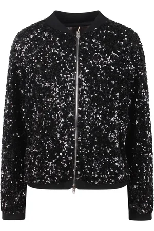 HERNO Sequin-embellished bomber jacket