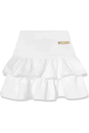 Moschino Logo-embroidered skirt