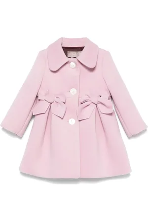 LA STUPENDERIA Bow-embellished coat