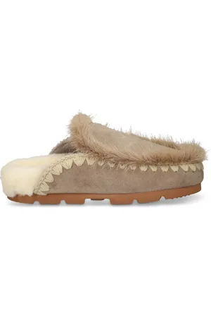 Mou Winter fur-trim slippers