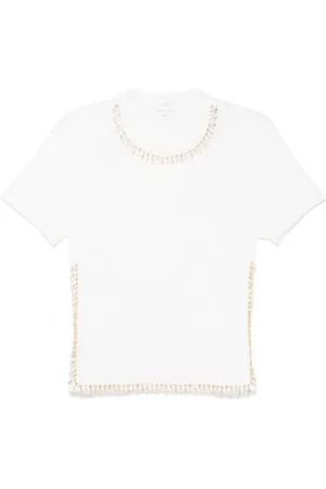 Giambattista Valli Crystal-embellished T-shirt