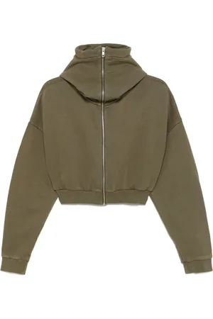 Entire Studios Cropped full zip hoodie