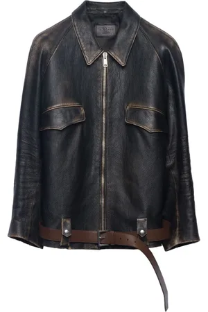 Prada Leather blouson jacket