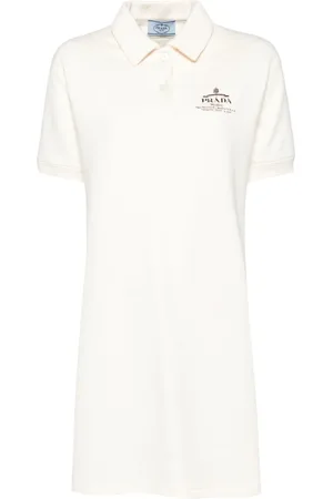 Prada Fleece short-sleeves mini dress