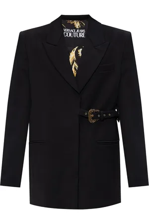 VERSACE Decorative buckle blazer