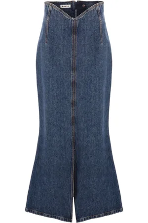 Bally Denim midi skirt