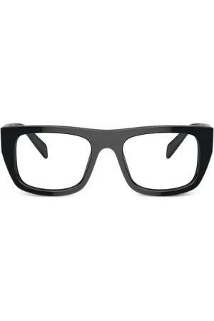 Prada Matte rectangle-frame glasses
