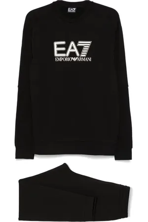 EA7 Logo-print track suit