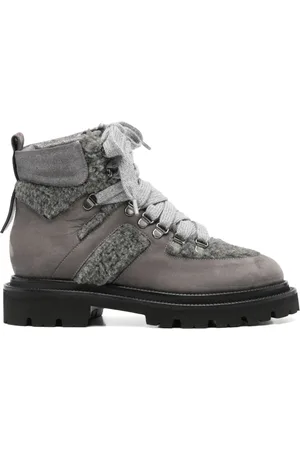 PESERICO SIGN Suede combat boots