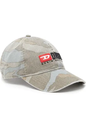 Diesel Camouflage-print cotton baseball cap