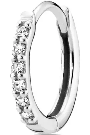 Maria Black 14kt white gold Lamarr 8 huggie earring