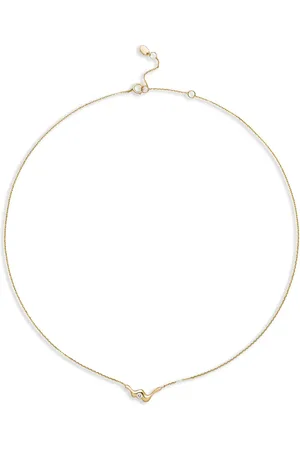 Maria Black 14kt yellow Baxter diamond necklace