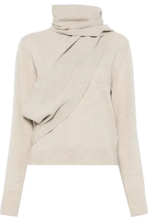 Maison Margiela Attache-scarf jumper