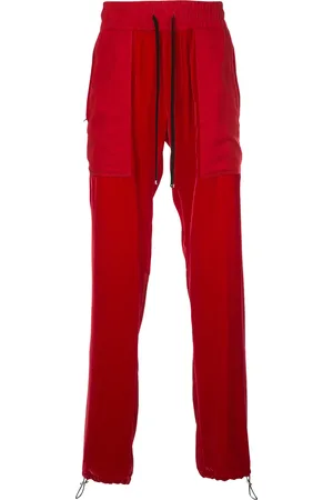 AMIRI Straight-leg velvet track pants