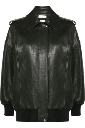Alexander McQueen Leather bomber jacket