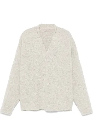 FEAR OF GOD Logo-appliqué V-neck sweater