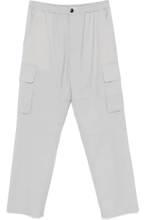 Marni Decorative-stitching virgin-wool cargo pants