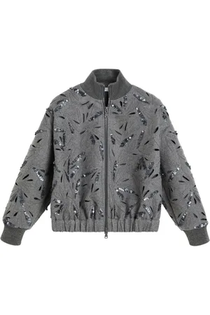 Brunello Cucinelli Sequin bomber jacket