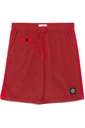 Stone Island Logo-patched short