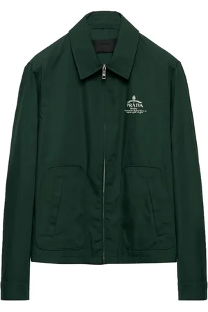 Prada Logo print zip jacket