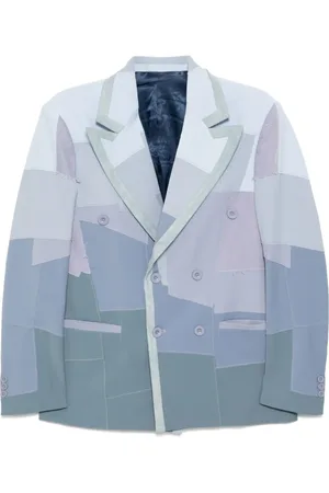 KIDSUPER STUDIOS Patchwork gradient blazer