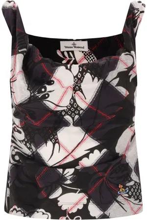 Vivienne Westwood Orb-embroidered cotton top