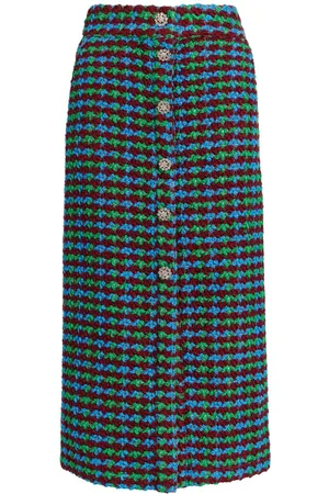 Essentiel Antwerp Tweed midi skirt