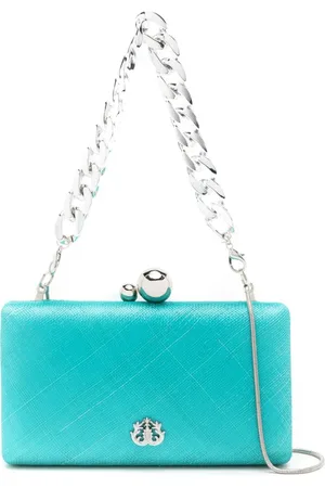 Isla Ibiza Logo-plaque detail shoulder bag
