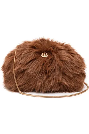 Isla Ibiza Teddy faux-fur shoulder bag