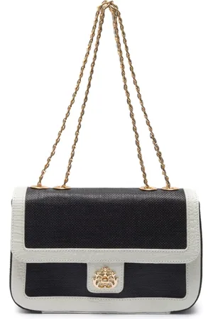 Isla Ibiza Anne straw shoulder bag