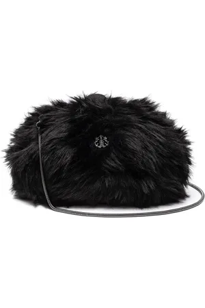 Isla Ibiza Teddy faux-fur shoulder bag