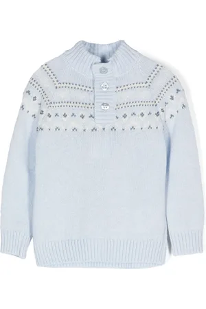 PATACHOU Intarsia-knit sweater