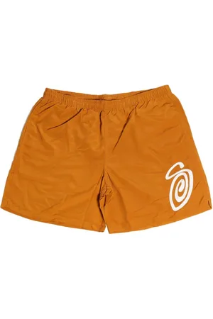 STUSSY Logo-print swim shorts