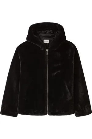 Claudie Pierlot Hooded faux-fur jacket