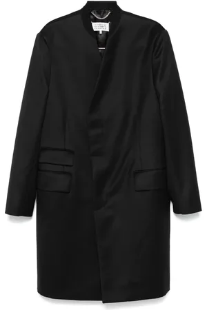 Maison Margiela Cavalry-twill wool coat
