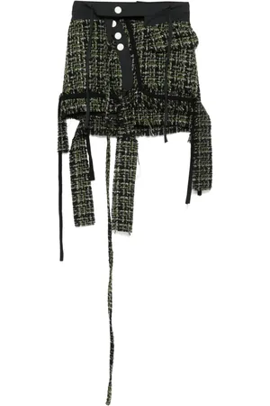 OTTOLINGER Deconstructed tweed mini skirt