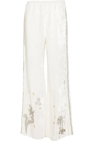FORTE FORTE Velvet wide-leg trousers