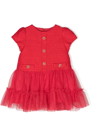 PATACHOU Crystal-buttons dress