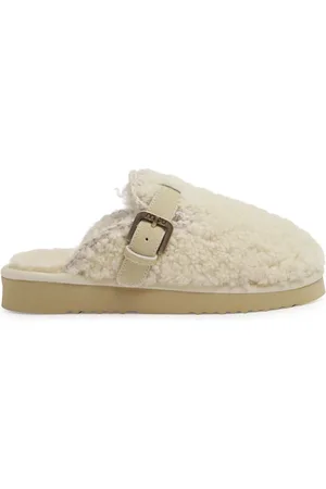 Mou Leather-trim slippers